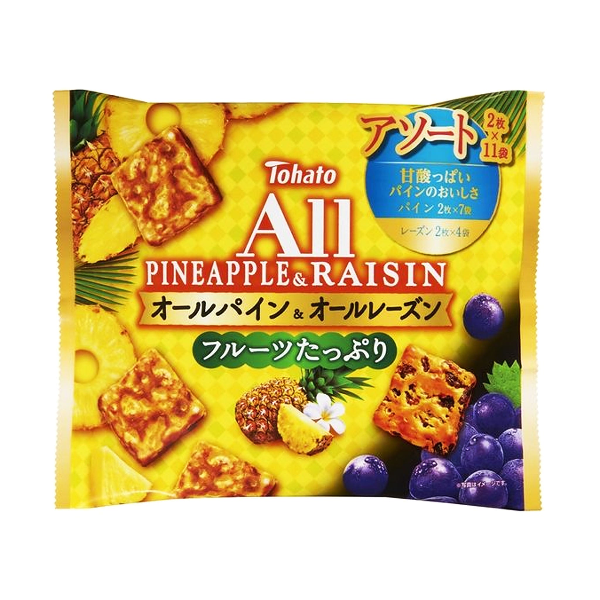 Tohato All Assorted Pineapple & Raisin Family